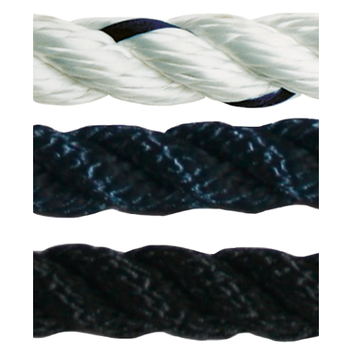 Allcord-1, Geschlagenes Polyester, Ø12mm, Weiß, Haspel 200m (Bruchlast 2400kg)