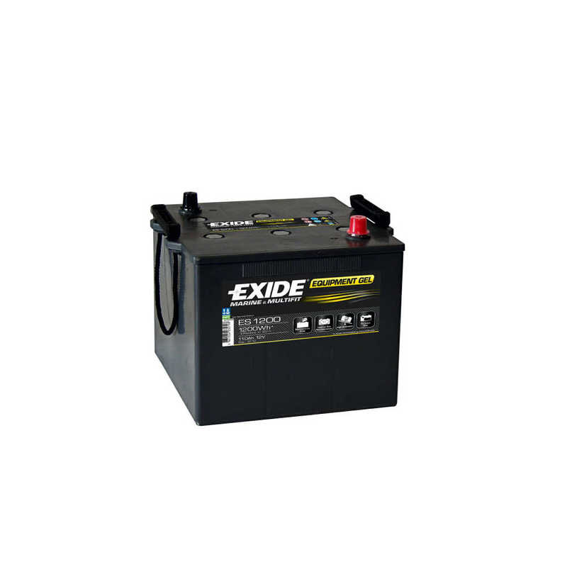 Exide Equipment Gel Batterie, 110Ah, 1200Wh, 12V