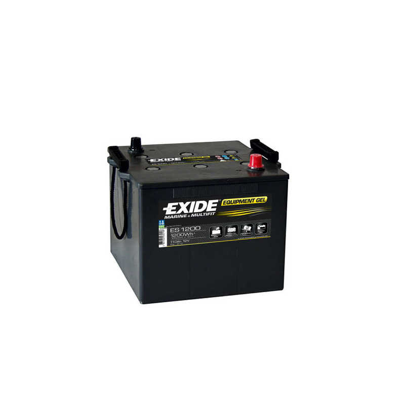 Exide Equipment Gel Batterie, 110Ah, 1200Wh, 12V Exide Equipment Gel Batterie, 110Ah, 1200Wh, 12V