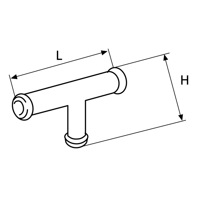 Webasto Brennstoffentnehmer 6x5x6 L=50 H=26 T-Stu
