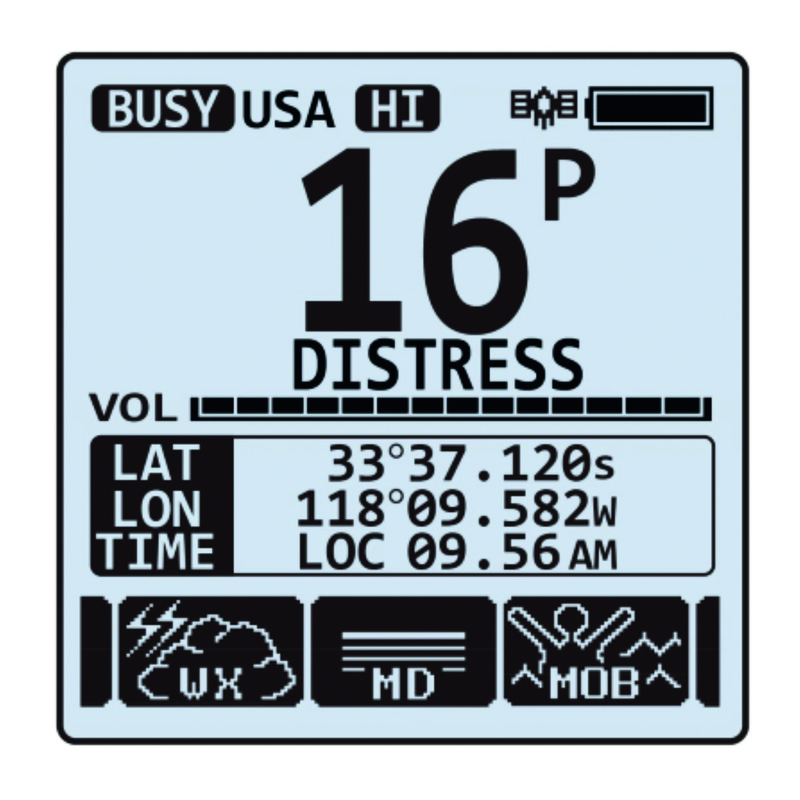 PLASTIMO HANDFUNKGERÄT VHF HX870E