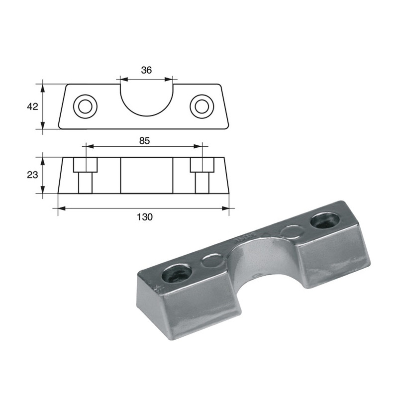 BUKH PRO ZINC AND ALU ANODE F/VOLVO PENTA ENGINES BUKH PRO ZINC AND ALU ANODE F/VOLVO PENTA ENGINES