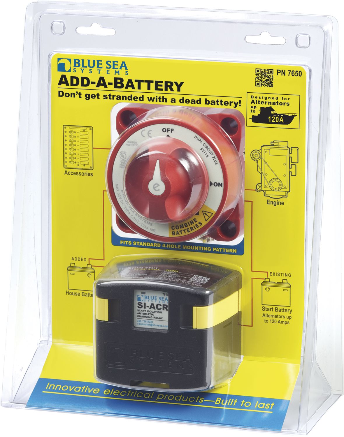Batteriehauptschalter 350A mit Relais