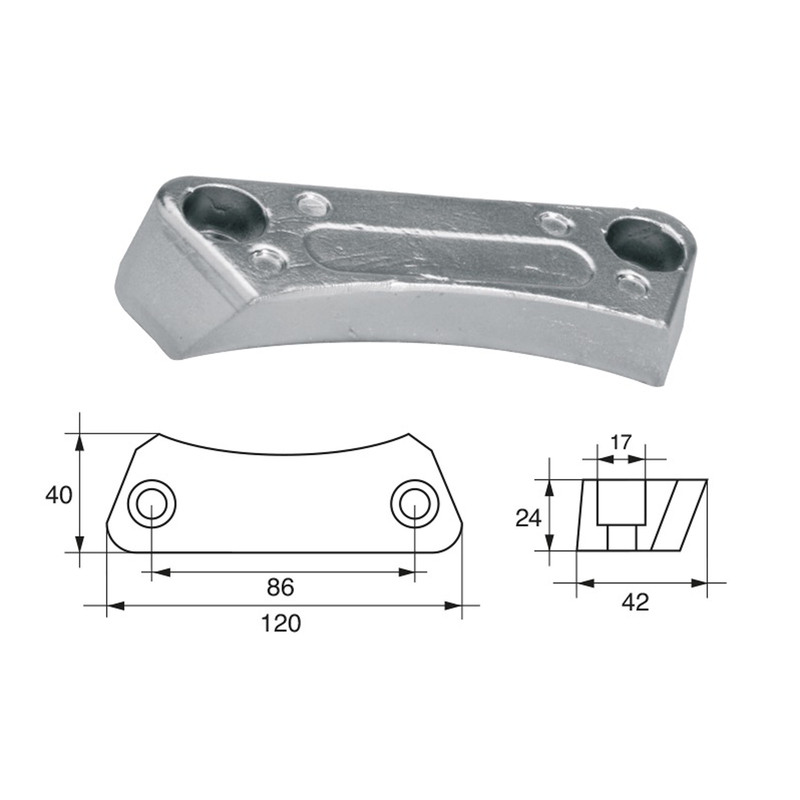 BUKH PRO ZINC AND ALU ANODE F/VOLVO PENTA ENGINES BUKH PRO ZINC AND ALU ANODE F/VOLVO PENTA ENGINES