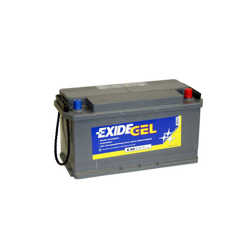 Exide Equipment Gel Batterie, 80Ah, 900Wh, 12V