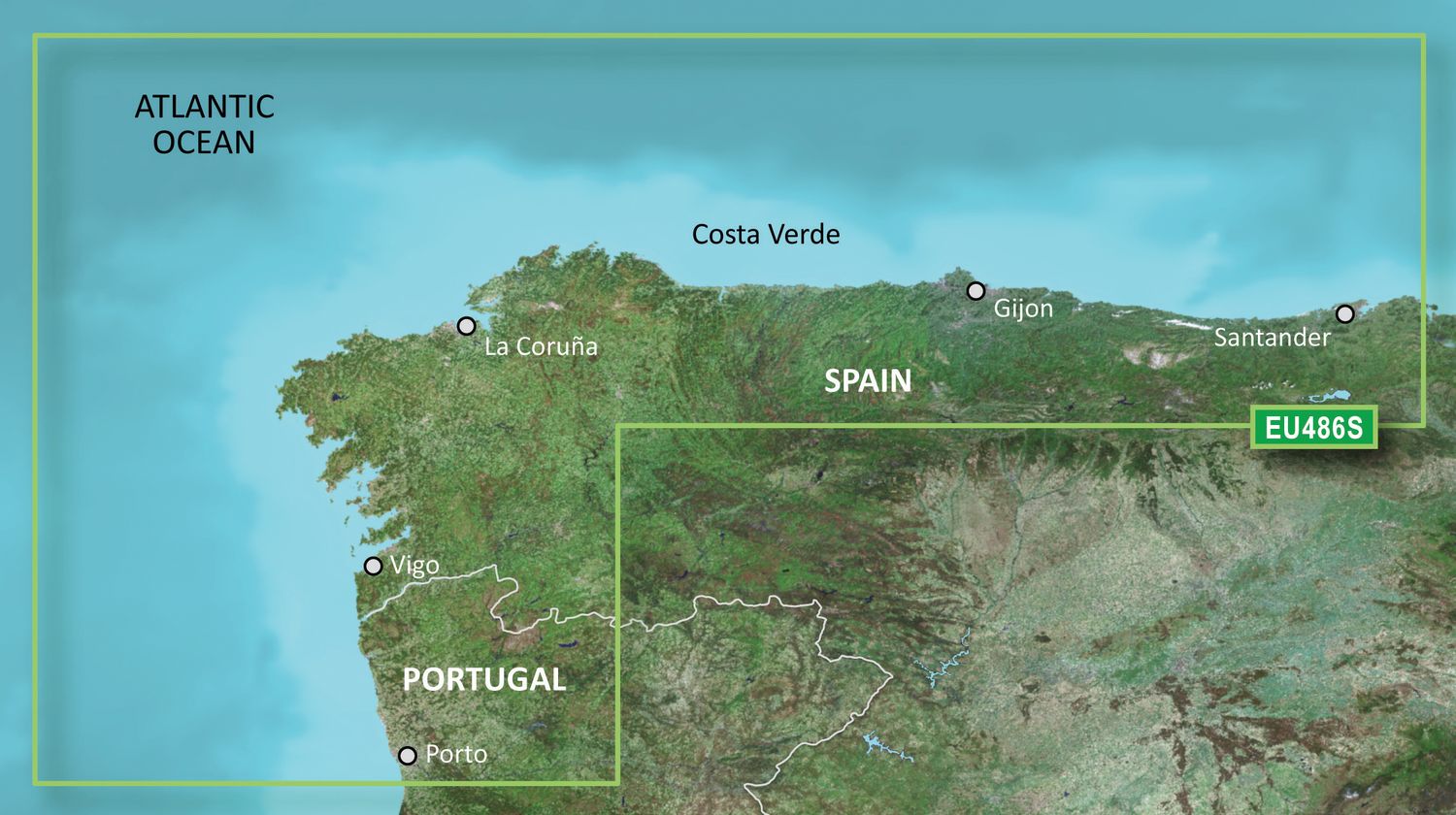 Garmin Seekartenmodul G3 Vision microSD™/SD™ card: VEU486S - Galicia and Asturias Garmin Seekartenmodul G3 Vision microSD™/SD™ card: VEU486S - Galicia and Asturias