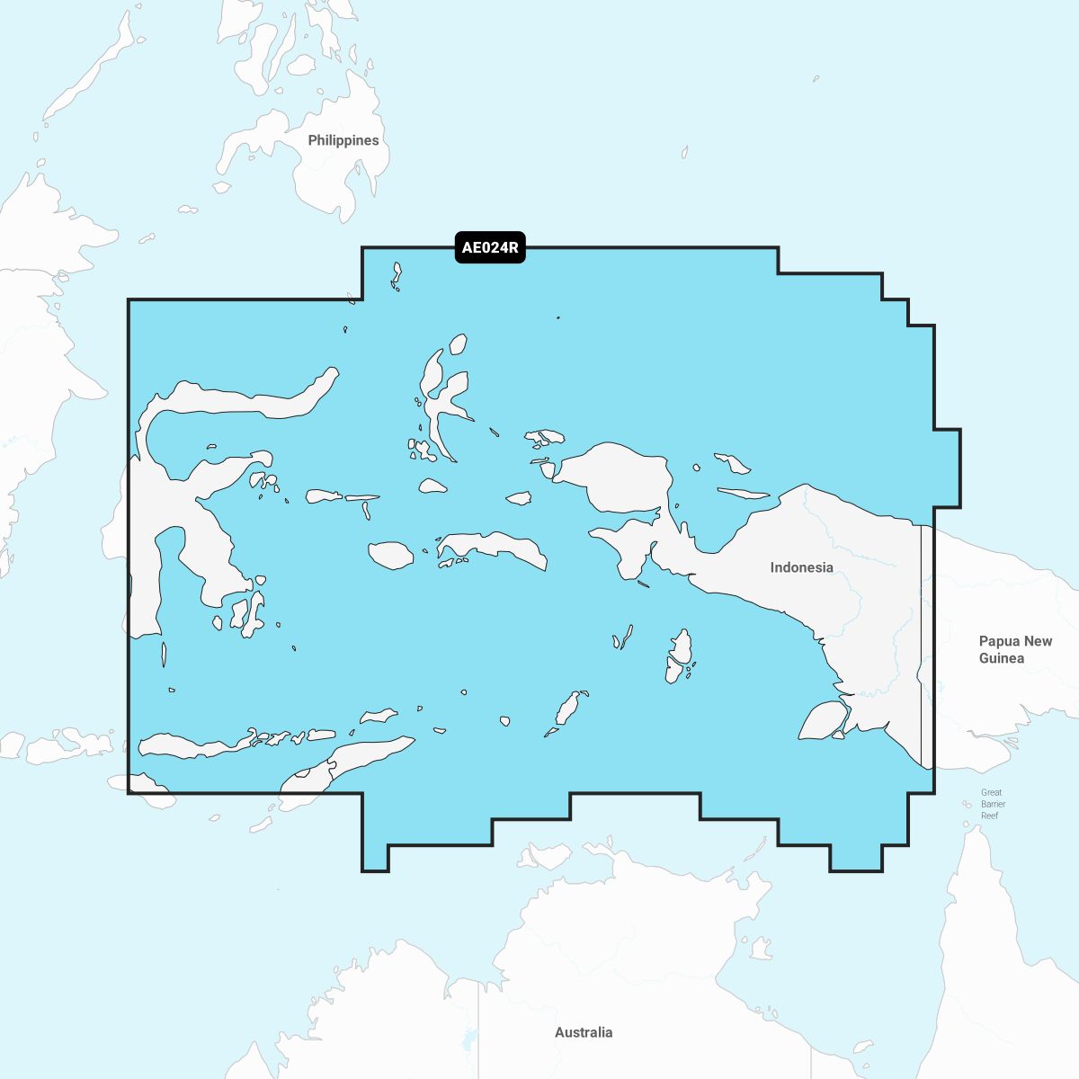 Garmin Navionics+ AE024R West Papua und Sulawesi