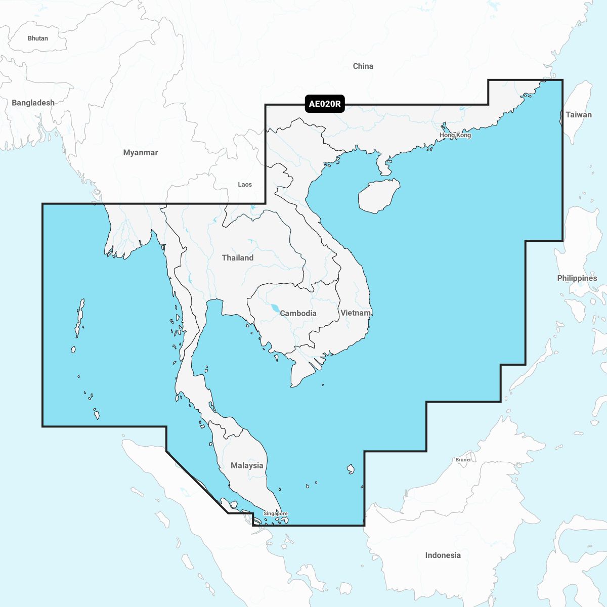Garmin Navionics+ AE020R Südchina und Andamanen See