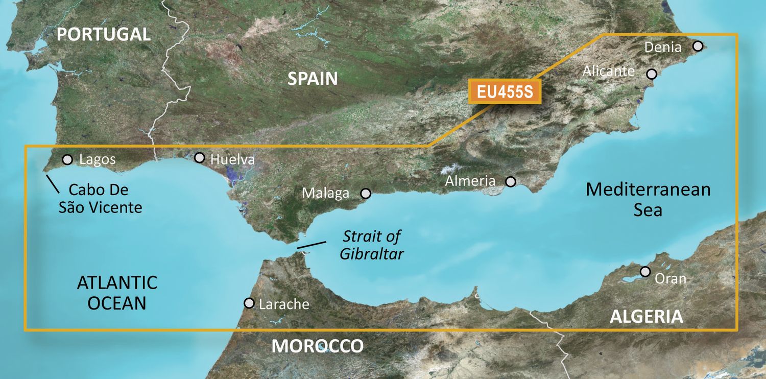 Garmin G3 Vision VEU455S - Alicante to Cabo de Sao Vicente