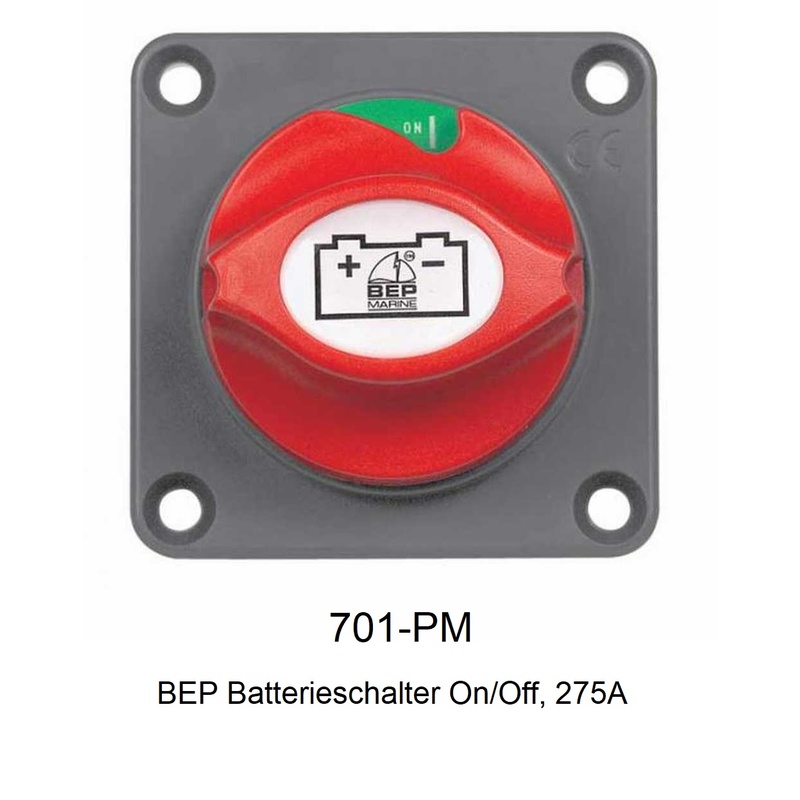 BEP Batterieschalter On/Off, 275A