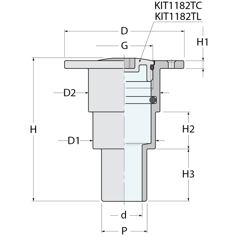 Guidi Deckseinfüllstutzen  - G 1''1/2