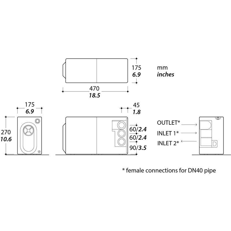 Tecma 'Sanisplit NK3' 12V DC