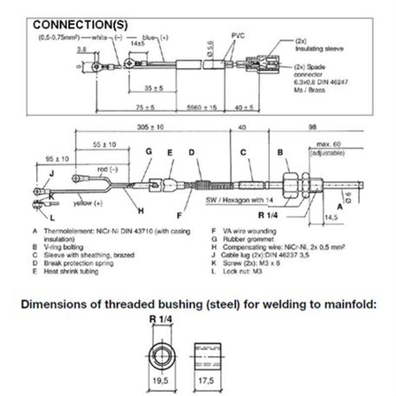Veratron VDO SENDER PYROMETER