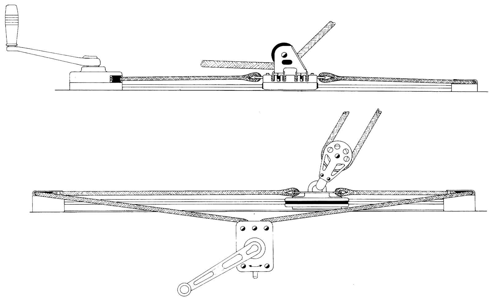 Antal Manual Line Driver - Traveller Kontroll-System, Für Leine Ø10mm