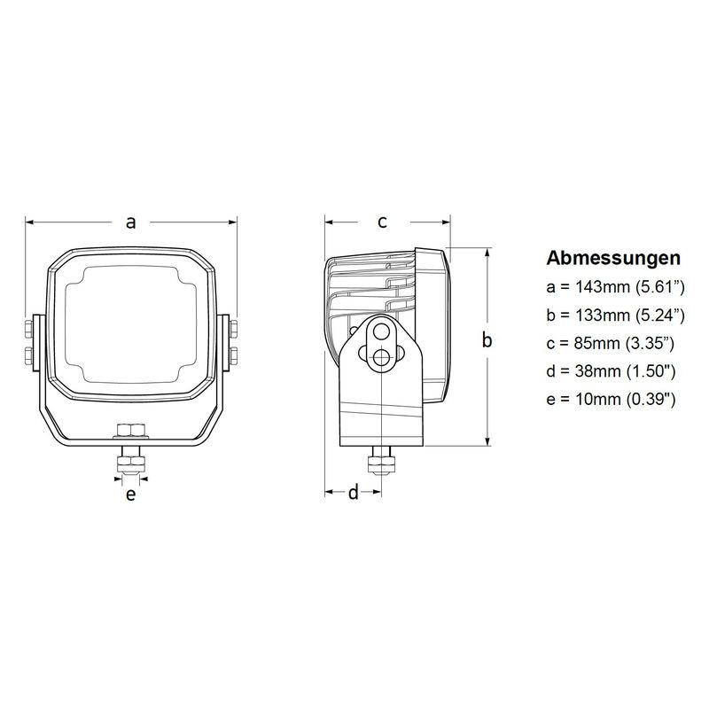 Hella RokLUME 280 LED Flutlicht, breit, schwarz Hella RokLUME 280 LED Flutlicht, breit, schwarz