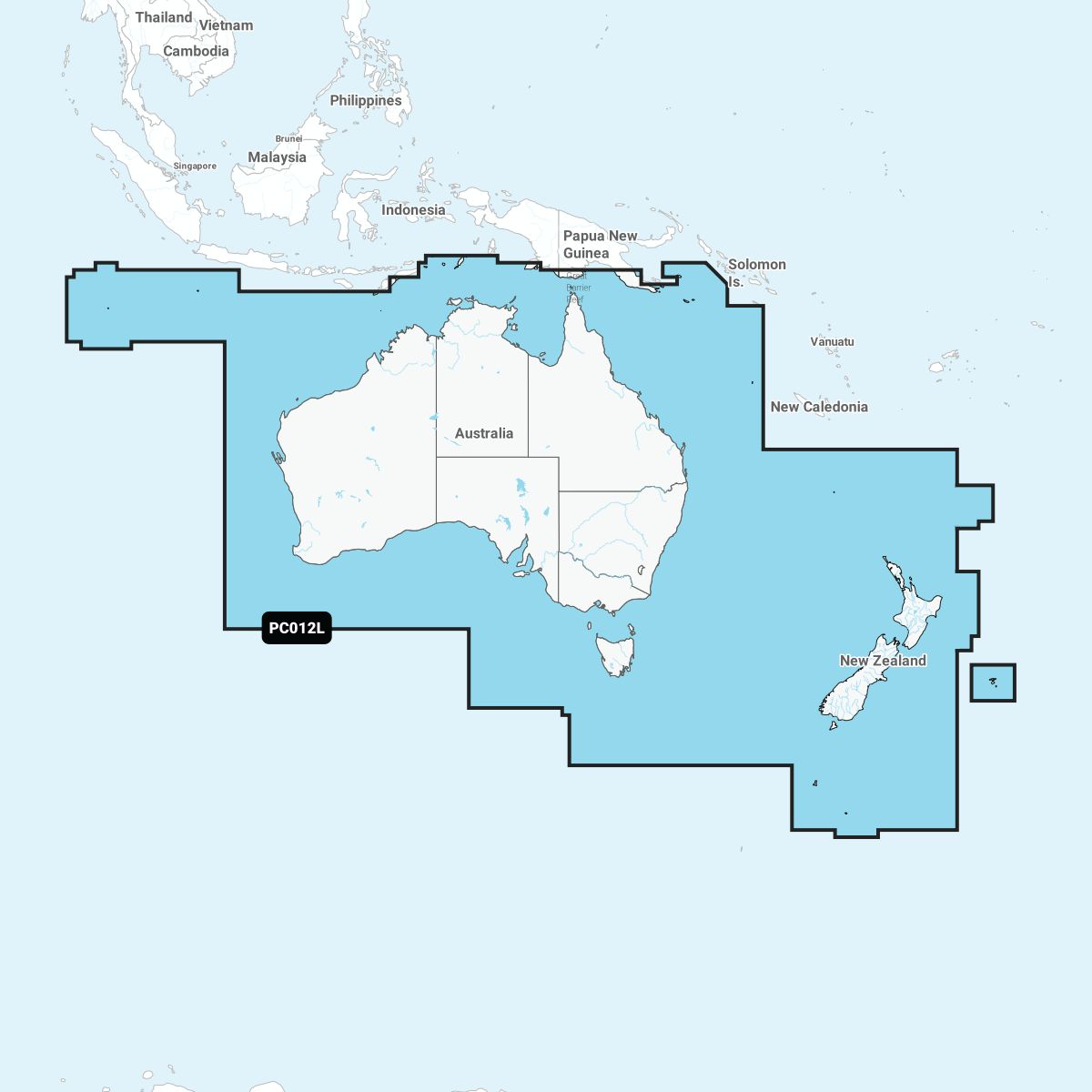 Garmin Navionics+ PC012L Australien und Neuseeland Garmin Navionics+ PC012L Australien und Neuseeland