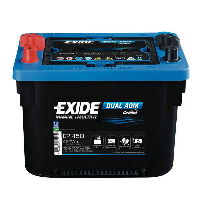 Exide Dual AGM Batterie EP450
