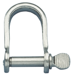 Niro Schäkel, Ø6mm, B=17mm, H=26mm (Bruchlast 2050kg)