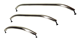 Niro Handlauf Mit M8-Gewindestifte, Ø25mm, H=50mm, L=500mm