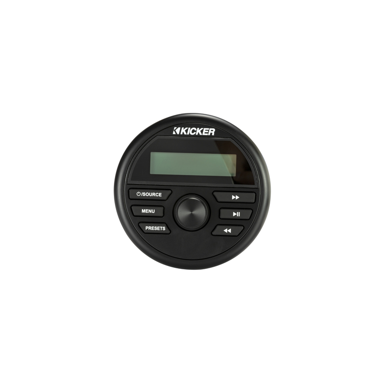 KICKER Marine Audio Media-Center im Gauge-Stil KICKER Marine Audio Media-Center im Gauge-Stil