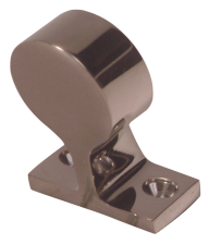 Niro Handlauf-Endstück 120°, Ø25,4mm, H=56mm