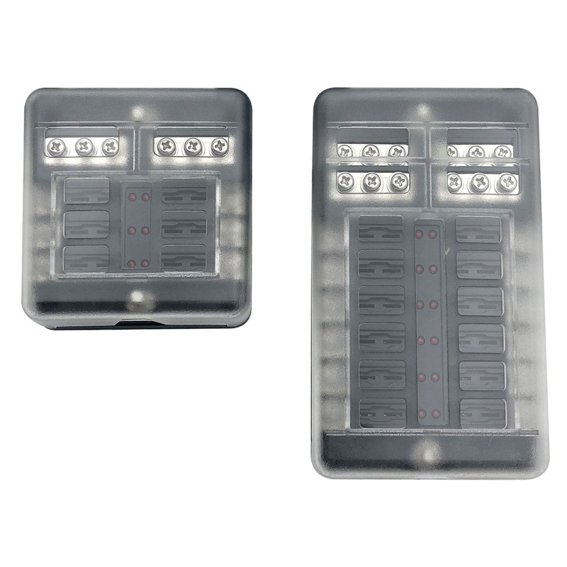 BUKH PRO 6FUSES HOLDER BOX W/TRANSPARENT COVER BUKH PRO 6FUSES HOLDER BOX W/TRANSPARENT COVER