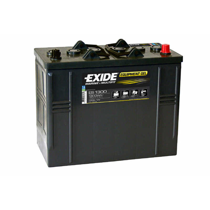 Exide Equipment Gel Batterie, 120Ah, 1300Wh, 12V Exide Equipment Gel Batterie, 120Ah, 1300Wh, 12V