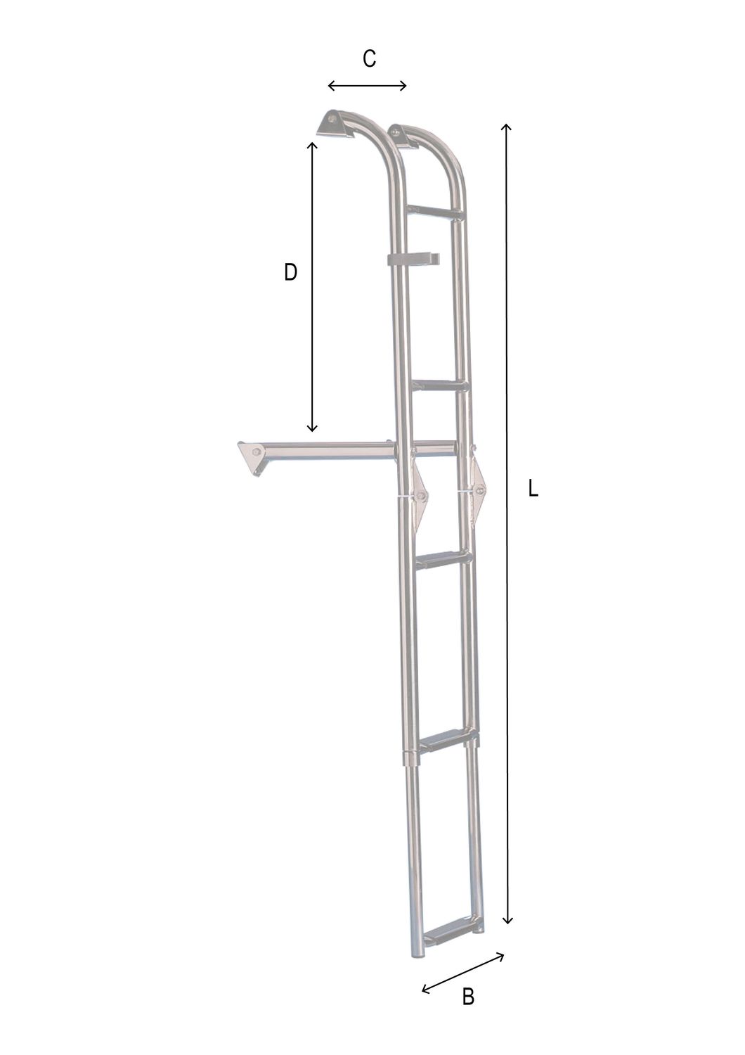 Batsystem Heckleiter 5-stufig 1185mm