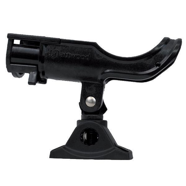 Attwood Angelrutenhalter mit Combo-Befestigung, schwarz