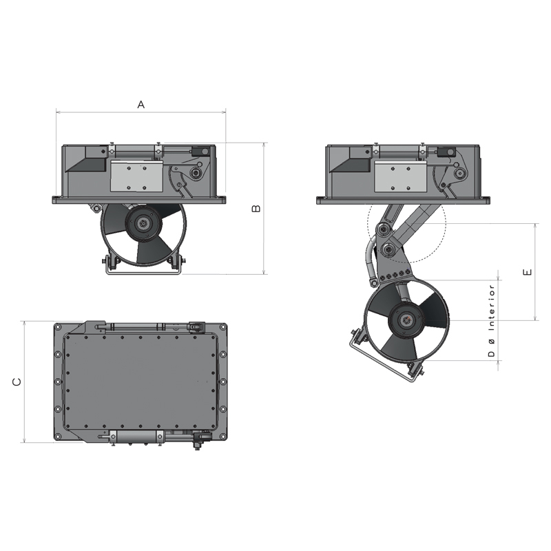 MAXPOWER Hydr.einziehbares Bugstrahlruder R200/8 MAXPOWER Hydr.einziehbares Bugstrahlruder R200/8