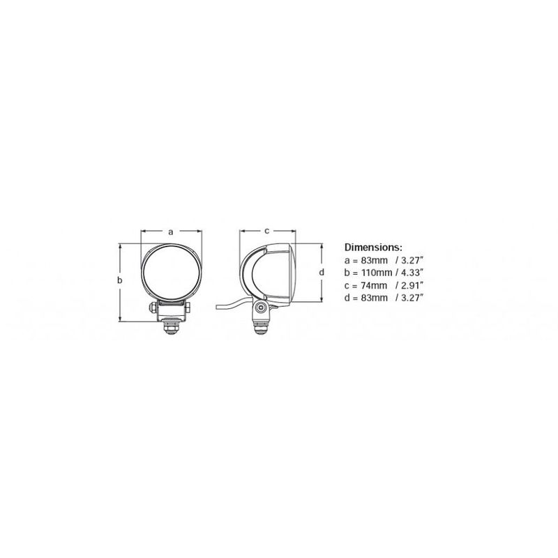 Hella Module 70 Gen 4 LED Flutlicht, fern, weiß Hella Module 70 Gen 4 LED Flutlicht, fern, weiß
