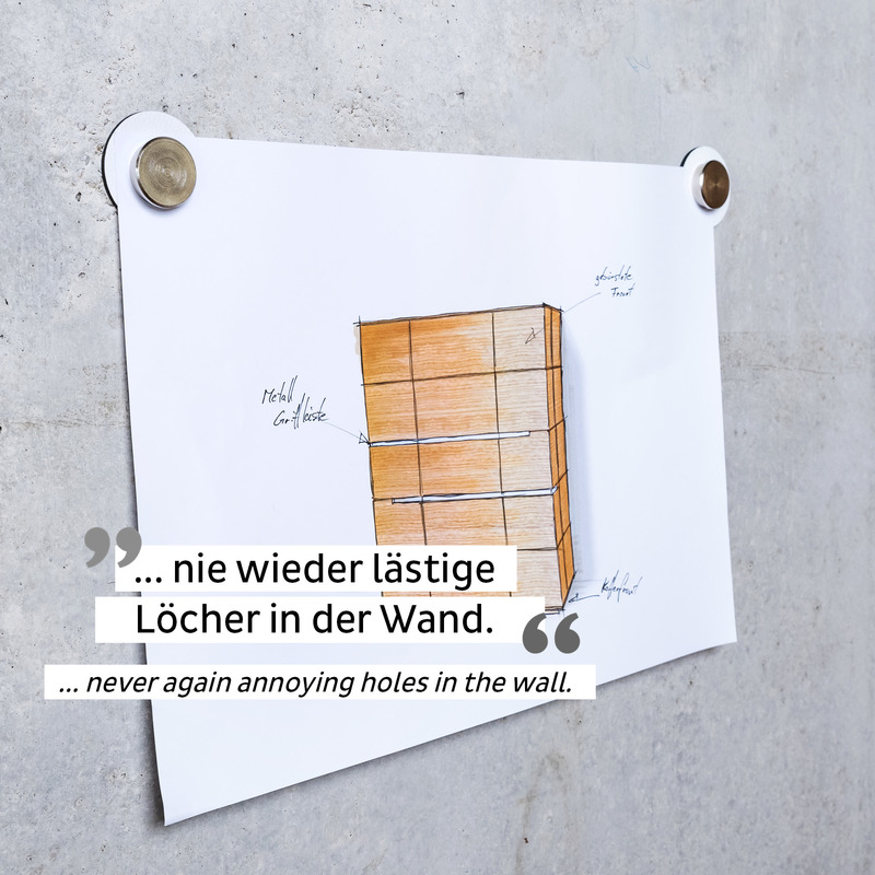 Silwy Magnet Pin Smart, weiß, 2er Set Silwy Magnet Pin Smart, weiß, 2er Set
