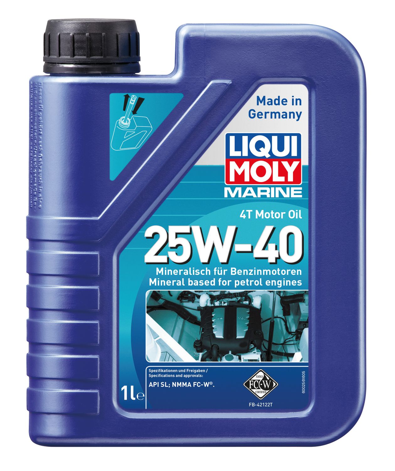 LIQUI MOLY Marine 4T Motor Oil 25W 40