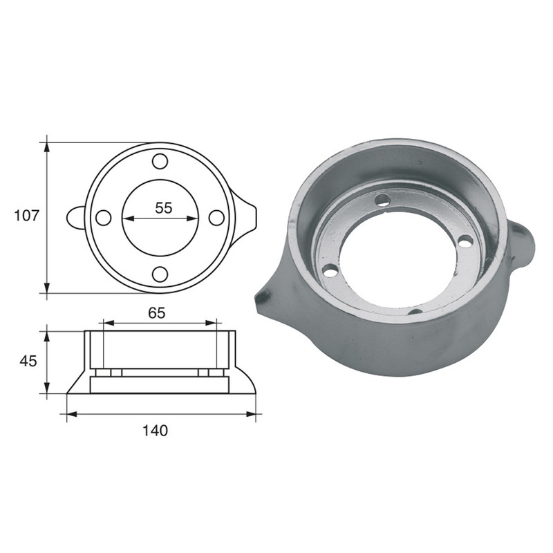 BUKH PRO ZINC AND ALU ANODE F/VOLVO PENTA ENGINES BUKH PRO ZINC AND ALU ANODE F/VOLVO PENTA ENGINES