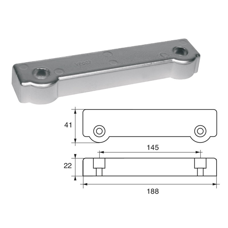 BUKH PRO ZINC AND ALU ANODE F/VOLVO PENTA ENGINES BUKH PRO ZINC AND ALU ANODE F/VOLVO PENTA ENGINES